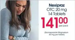 Clicks Nexipraz OTC 20 mg Tablets offer