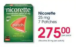 Clicks Nicorette 25 mg 7 Patches offer
