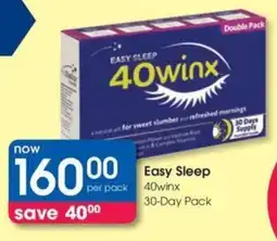 Clicks Easy Sleep 40winx offer