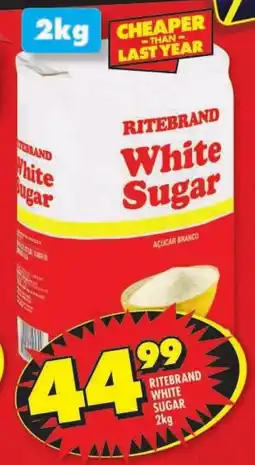 Shoprite Ritebrand White Sugar offer