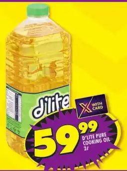 Shoprite D'lite pure cooking oil offer