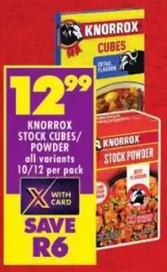 Shoprite Knorrox stock cubes/ powder offer