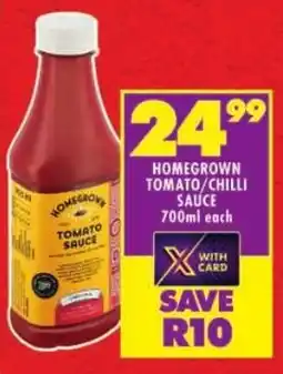 Shoprite Homegrown tomato/ chilli sauce offer