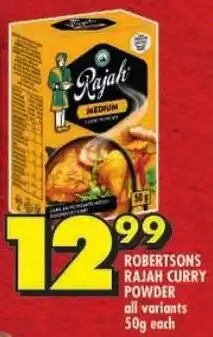 Shoprite Robertsons rajah curry powder offer