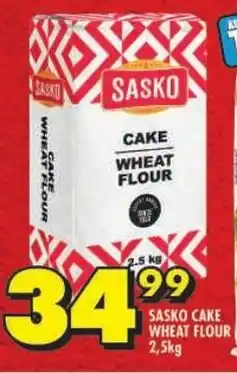 Shoprite Sasko cake wheat flour offer