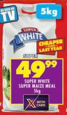 Shoprite Super white super maize meal offer