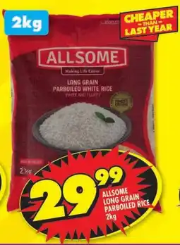 Shoprite Allsome long grain parboiled rice offer
