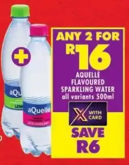 Shoprite Aquelle flavoured sparkling water offer