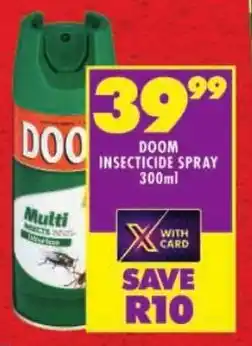 Shoprite Doom insecticide spray offer