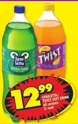 Shoprite Sparletta/ twist soft drink offer