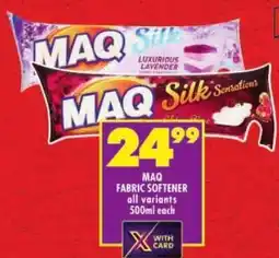 Shoprite Maq fabric softener offer