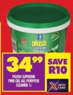 Shoprite Plush supreme pine gel all purpose cleaner offer