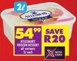 Shoprite Aylesbury frozen dessert offer
