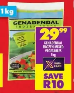Shoprite Genadendal frozen mixed vegetables offer