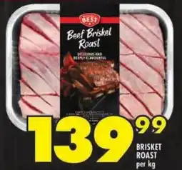 Shoprite Brisket roast offer