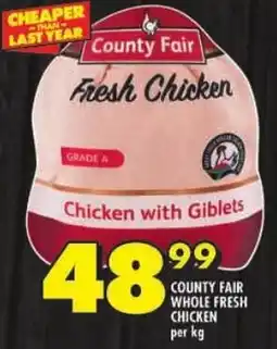 Shoprite County Fair Whole Fresh Chicken offer