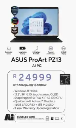 Computer Mania ASUS ProArt PZ13 offer