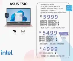 Computer Mania ASUS E510 offer