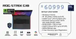 Computer Mania Asus ROG Strix G18 offer