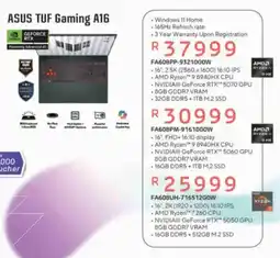 Computer Mania ASUS TUF Gaming A16 offer