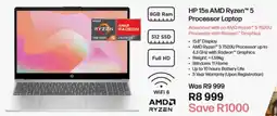 Computer Mania HP 15s AMD Ryzen 5 Processor Laptop offer