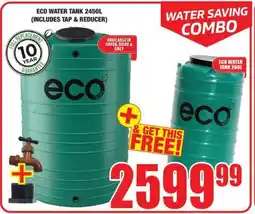 Boxer ECO WATER TANK 2450L (INCLUDES TAP & REDUCER) offer