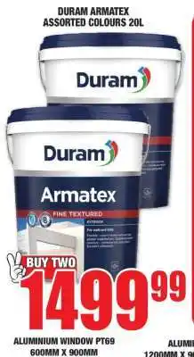 Boxer DURAM ARMATEX ASSORTED COLOURS 20L offer