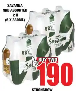 Boxer SAVANNA NRB Assorted 2 x (6 x 330ml) offer