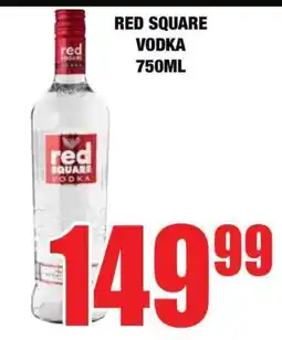 Boxer RED SQUARE VODKA 750ML offer