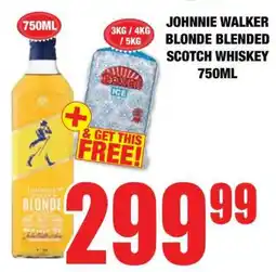 Boxer JOHNNIE WALKER BLONDE BLENDED SCOTCH WHISKEY 750ML offer