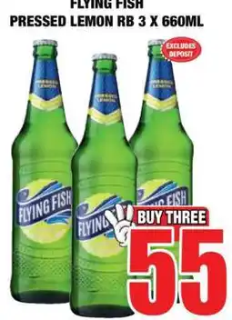 Boxer FLYING FISH Pressed Lemon RB 3 x 660ml offer