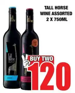 Boxer TALL HORSE WINE ASSORTED 2 X 750ML offer