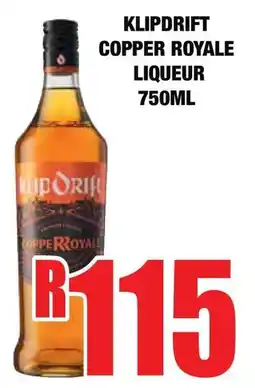 Boxer KLIPDRIFT COPPER ROYALE LIQUEUR 750ML offer
