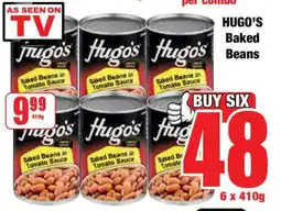 Boxer HUGO'S Baked Beans offer