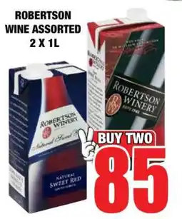 Boxer ROBERTSON WINE ASSORTED 2 X 1L offer