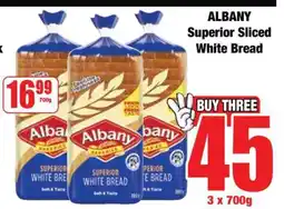 Boxer ALBANY Superior Sliced White Bread offer