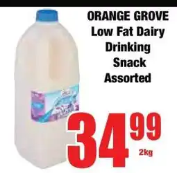 Boxer ORANGE GROVE Low Fat Dairy Drinking Snack Assorted offer