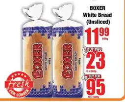 Boxer BOXER White Bread (Unsliced) offer