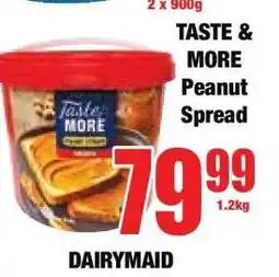 Boxer TASTE & MORE Peanut Spread offer