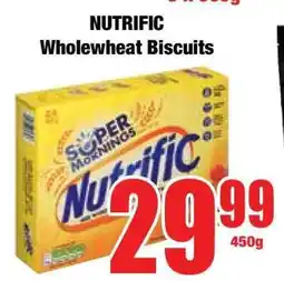 Boxer NUTRIFIC Wholewheat Biscuits offer