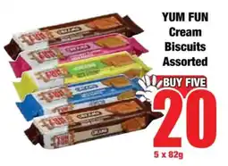 Boxer YUM FUN Cream Biscuits Assorted offer