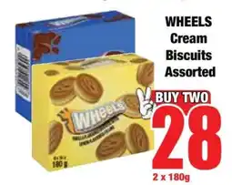 Boxer WHEELS Cream Biscuits Assorted offer