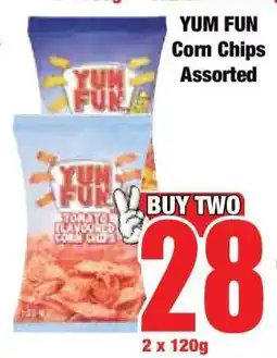 Boxer YUM FUN Corn Chips Assorted offer