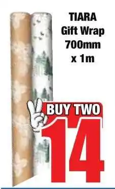 Boxer TIARA Gift Wrap 700mm x 1m offer