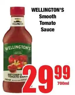 Boxer WELLINGTON'S Smooth Tomato Sauce offer