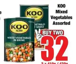 Boxer KOO Mixed Vegetables Assorted offer