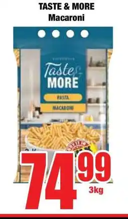 Boxer TASTE & MORE Macaroni offer