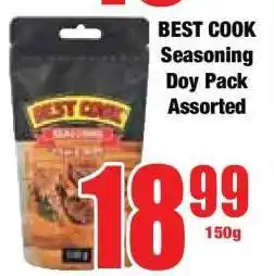 Boxer BEST COOK Seasoning Doy Pack Assorted offer