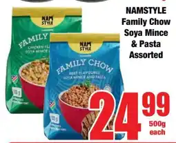 Boxer NAMSTYLE Family Chow Soya Mince & Pasta Assorted offer