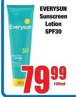 Boxer EVERYSUN Sunscreen Lotion SPF30 offer